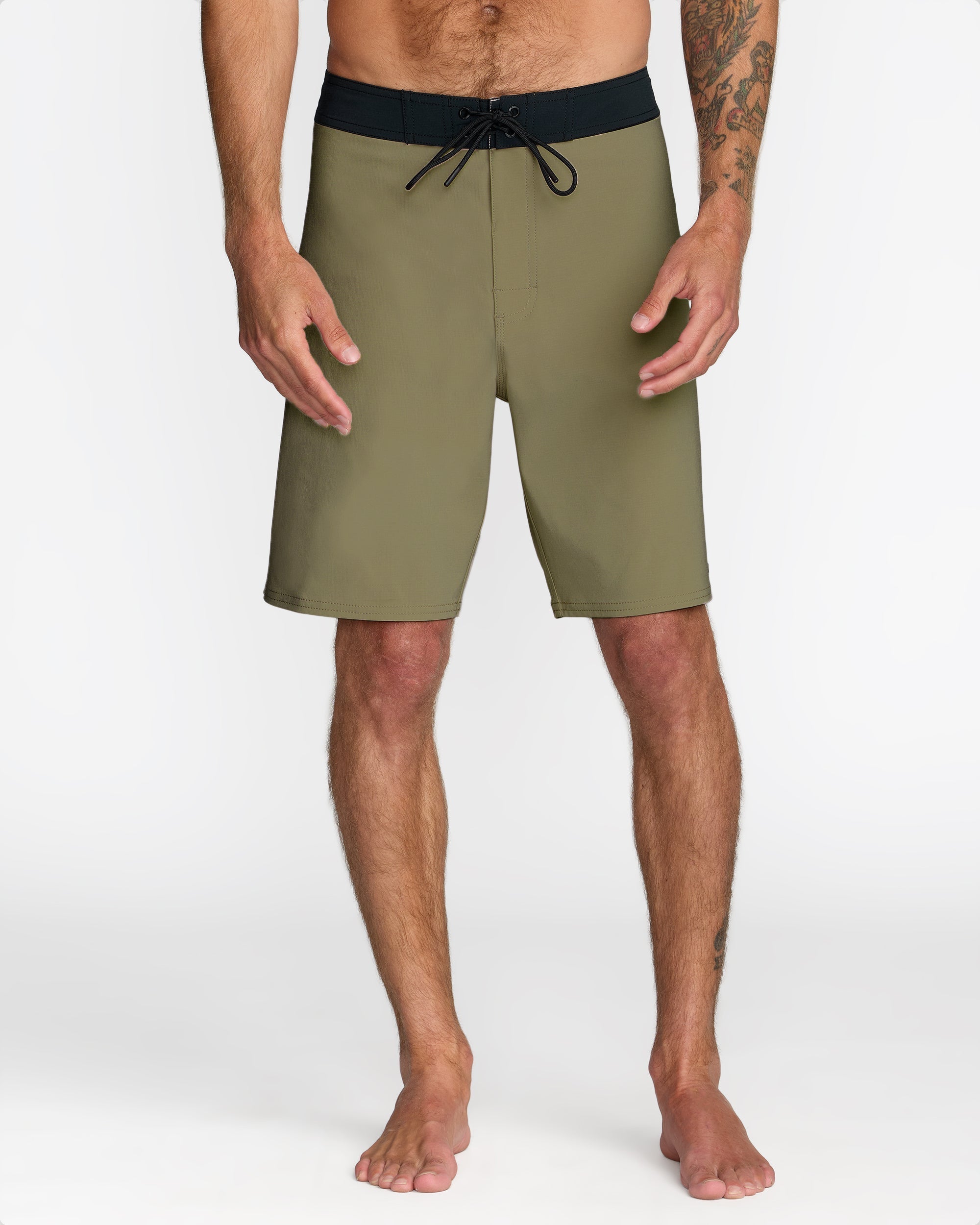 VA Boardshort Solid - Martini Olive