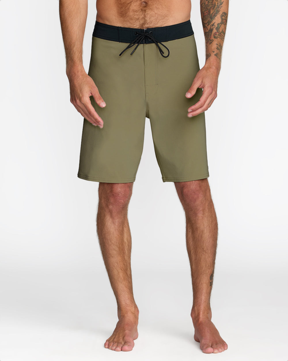 VA Boardshort Solid - Martini Olive
