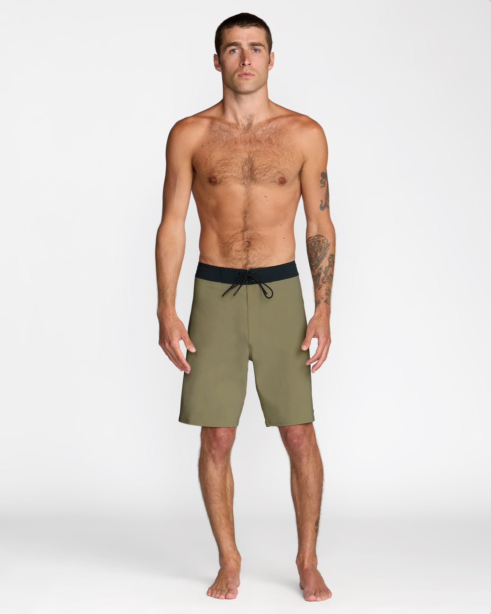 VA Boardshort Solid - Martini Olive