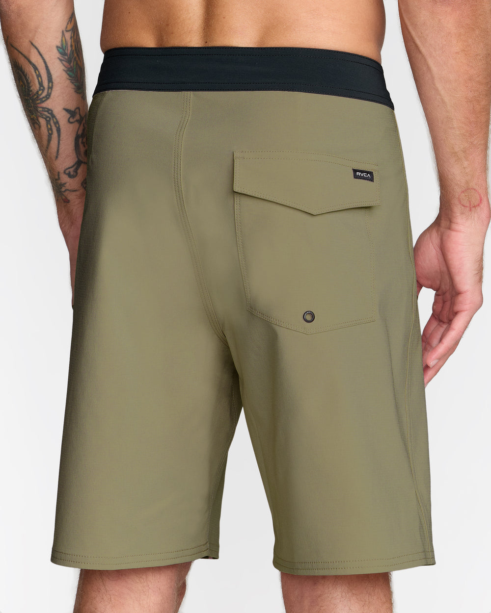 VA Boardshort Solid - Martini Olive
