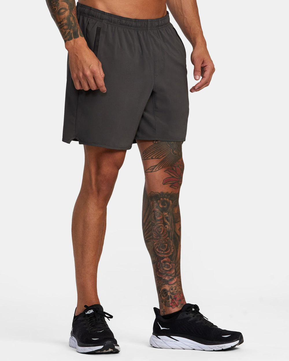 Yogger Stretch 17" Short - Slate