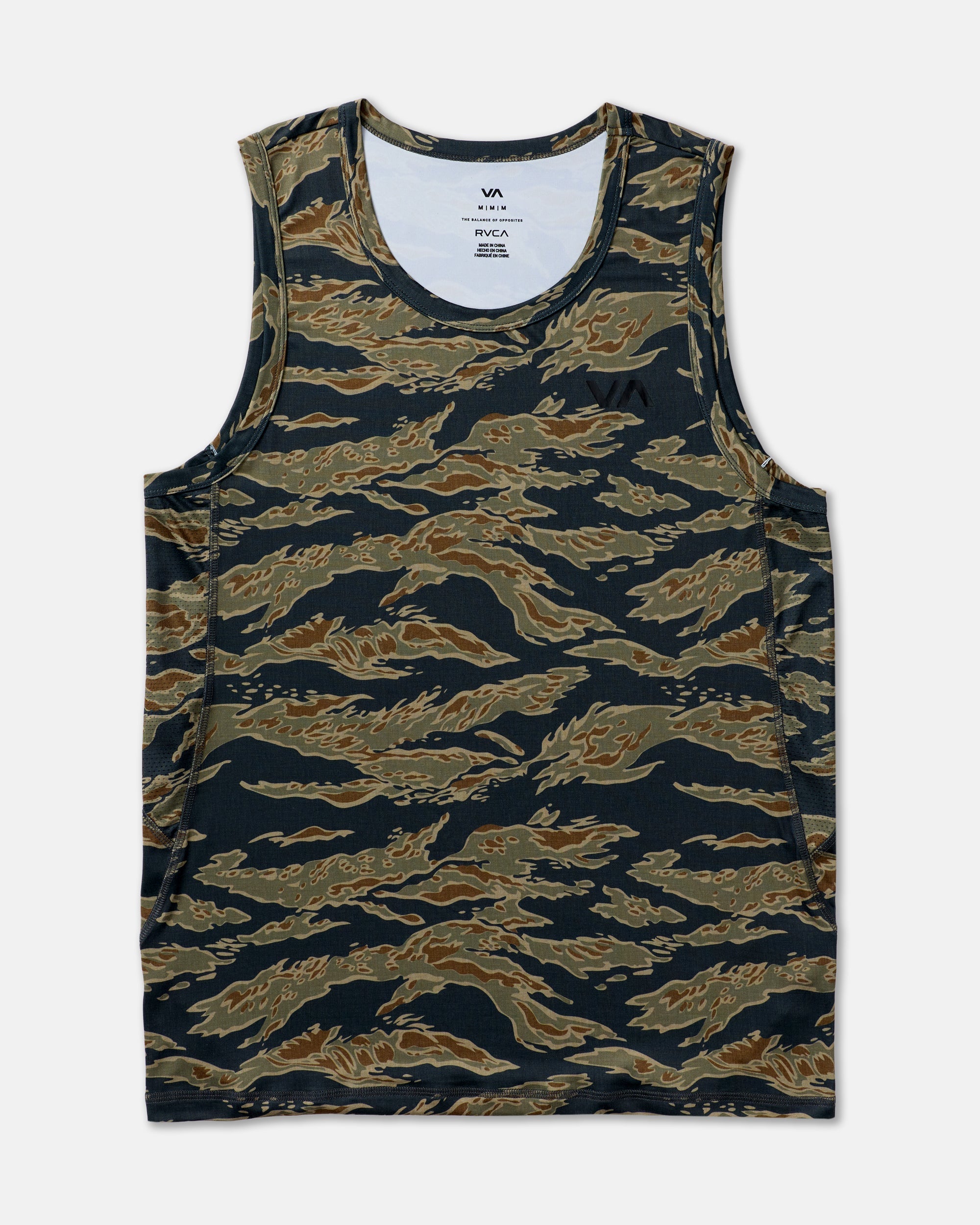 Sport Vent Sleeveless Tank Top - Tiger Camo