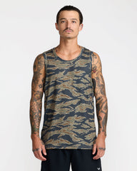 Sport Vent Sleeveless Tank Top - Tiger Camo