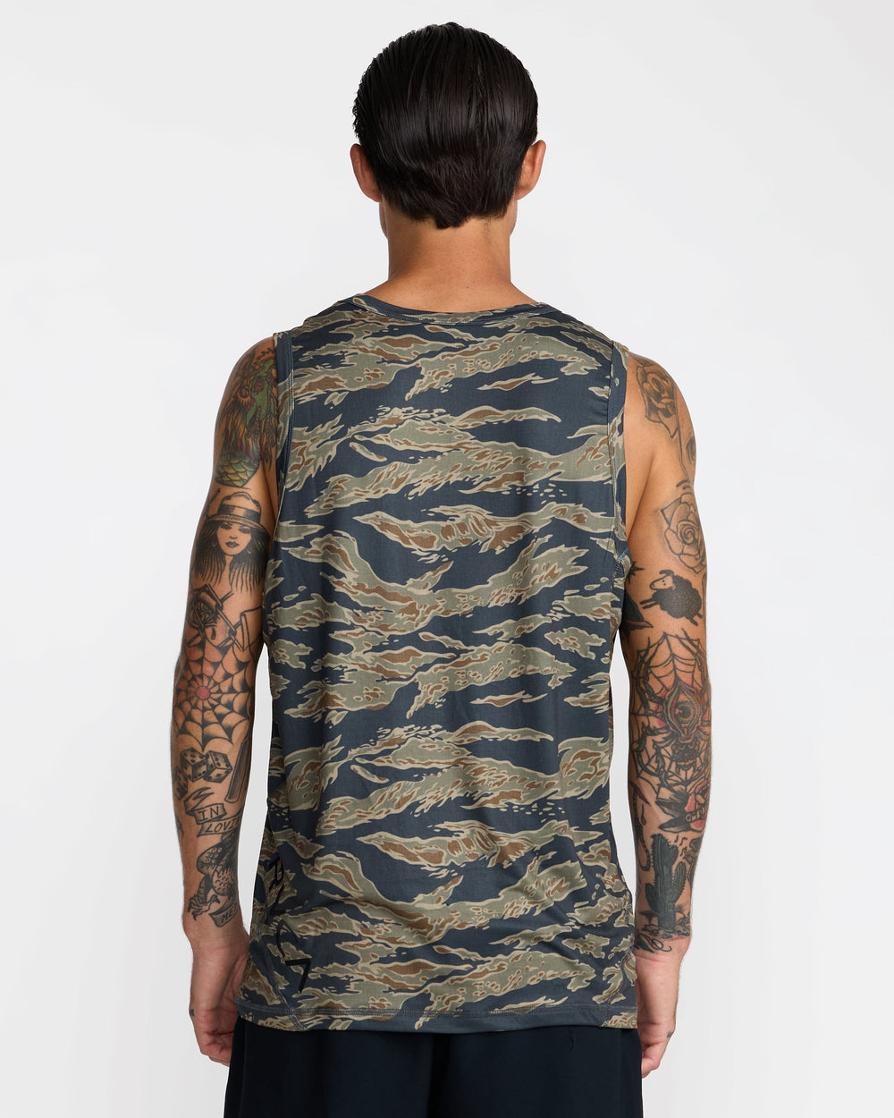Sport Vent Sleeveless Tank Top - Tiger Camo