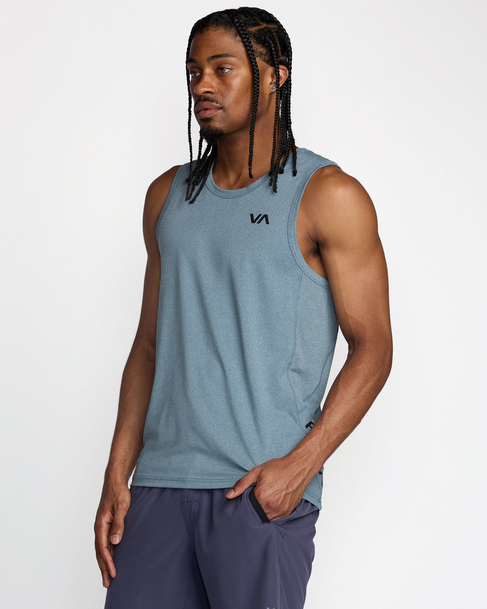 Sport Vent SL Tank - Vintage Navy Heather