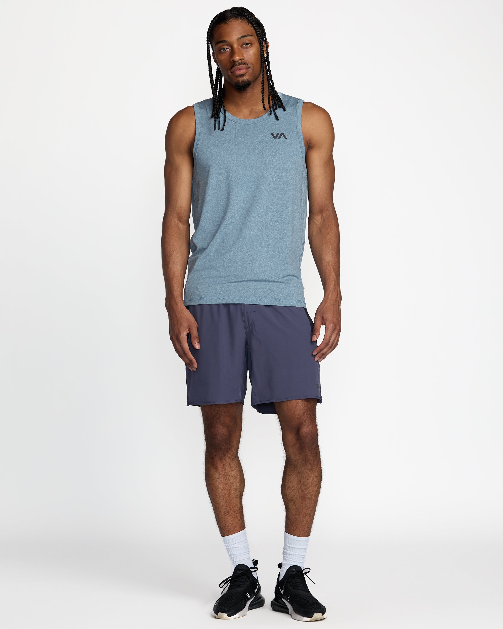 Sport Vent SL Tank - Vintage Navy Heather
